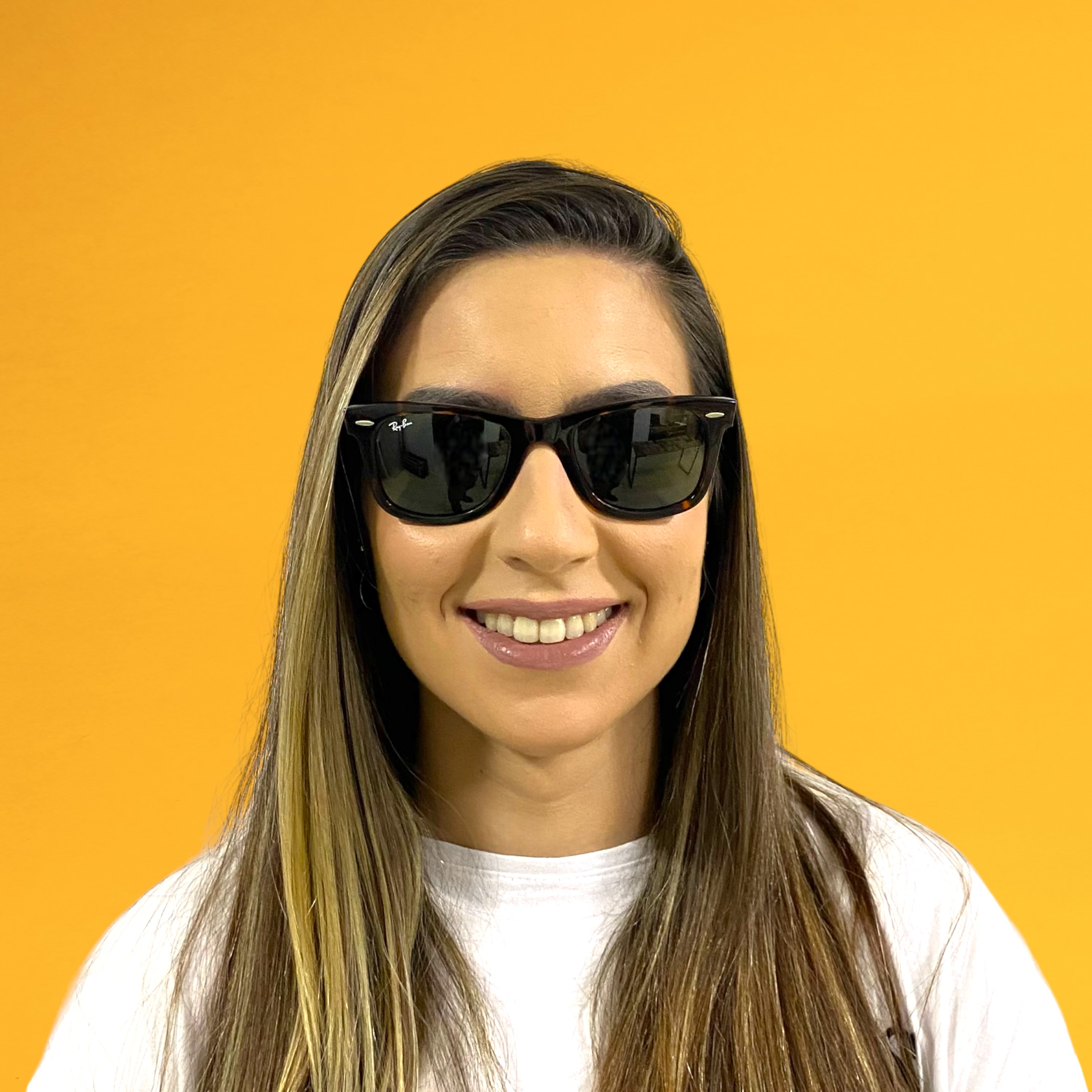 Óculos RAYBAN QUADRADO POLIDO HAVANA - Imagem 3