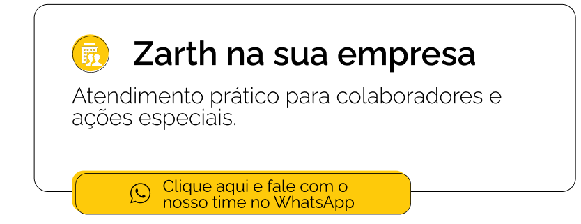 Zarth na sua empresa Atendimento prático para colaboradores e ações especiais.